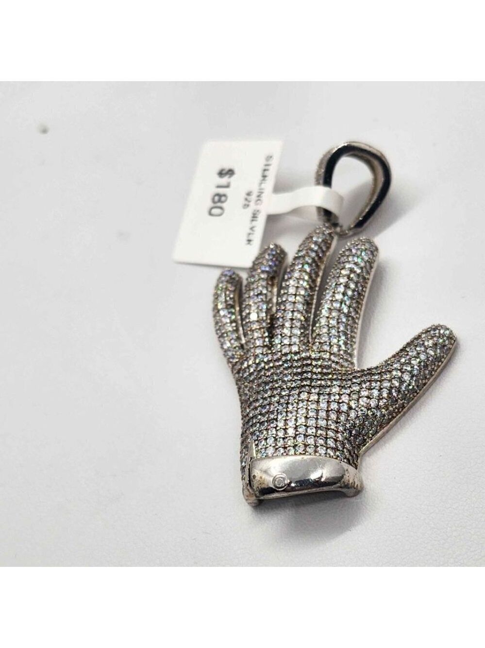 Brand New   Sterling Silver 925 GLOVE Pendent